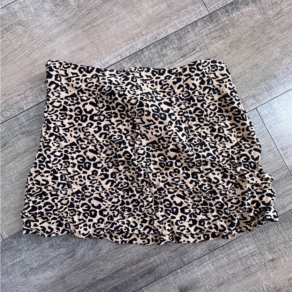Free People Cheetah Skirt